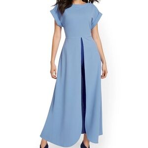 New York and Company Slit Front Maxi Top Size XXL